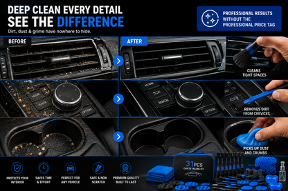 31 Piece Car Detailing Kit