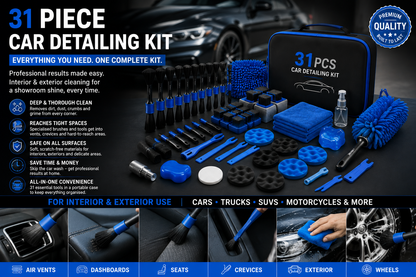 31 Piece Car Detailing Kit